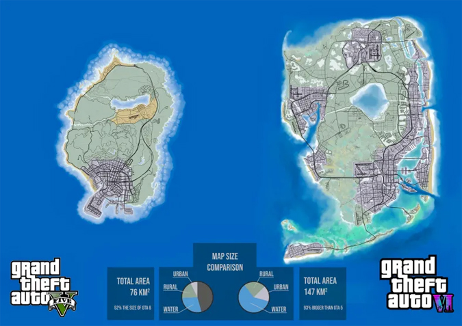 نقشه بازی GTA 6